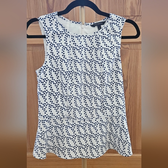 Banana Republic Tops - Banana Republic Fitted Sleeveless Top with zip closure on back Size 2